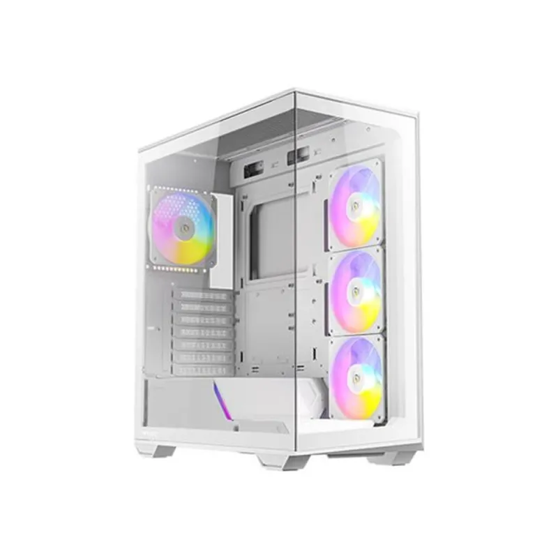 Gabinete Gamer Antec C3 ARGB - Media Torre - ATX/Micro-ATX/ITX - Panel Lateral - Blanco - 0-761345-10032-8