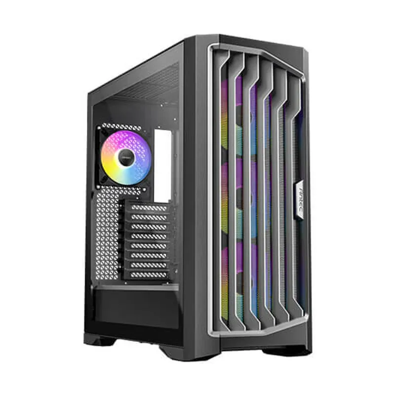 Gabinete Gamer Antec Performance 1 FT ARGB - Torre - ATX/Micro-ATX/ITX/E-ATX - 4 Ventiladores - Panel Lateral - Negro - 0-761345-10089-2