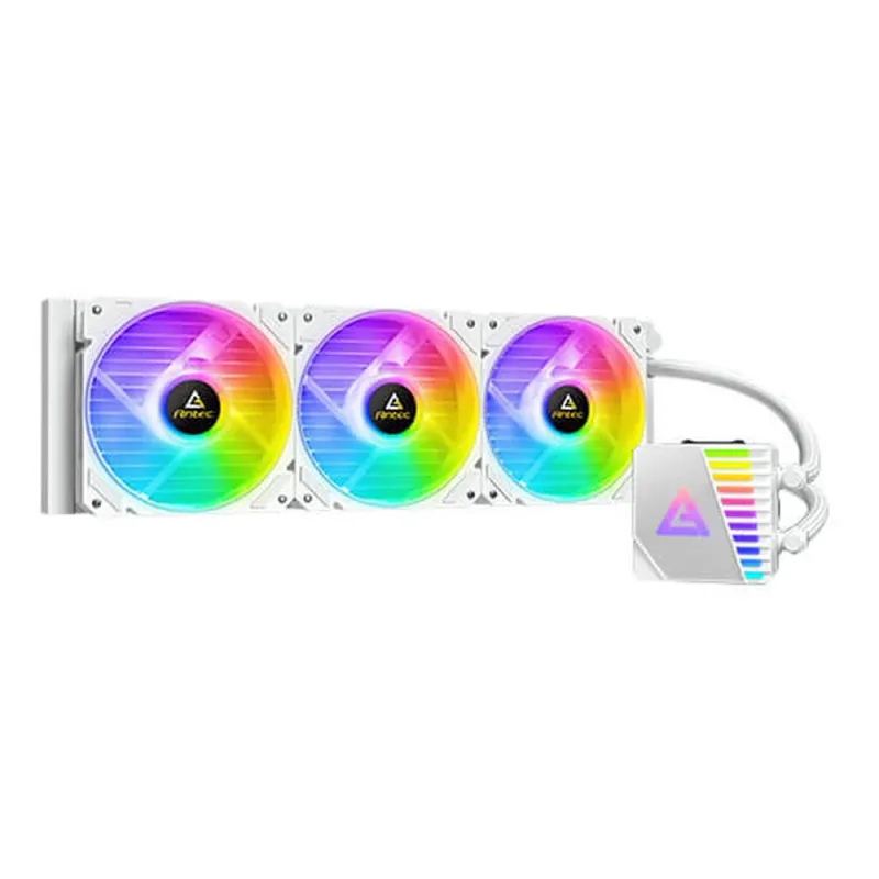 Enfriamiento Líquido Antec Symphony 360 ARGB White - 3x Ventiladores - 1600 RPM - Blanco - 0-761345-74042-5