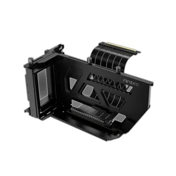 Soporte Tarjeta de Video Antec Shift - Vertical - Cable RISER - RTX 40 - Negro - AT-ARCVB-BK190-PCIE4-RTX40