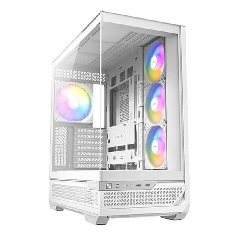 Gabinete Gamer Antec Constellation C7 ARGB WHITE - Media Torre - E-ATX/ATX/Micro ATX/Mini ITX - 4 Ventiladores - Panel Lateral - Blanco - C7 ARGB WHITE