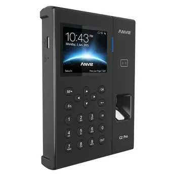 Control de Asistencia Biometrico Anviz C2 Pro - Huella - Wi-Fi - USB - Negro - AN-C2PRO