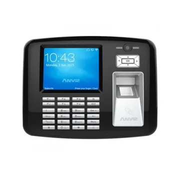 Lector Biométrico Anviz AN-OA1000PRO - 3.5" - Lector de Huella - Teclado - Wi-Fi - Negro - AN-OA1000PRO