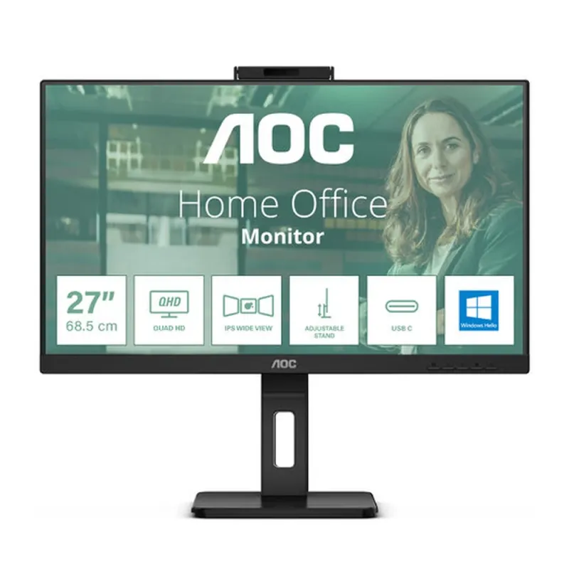 Monitor AOC Q27P3CW - 27" - Quad HD - HDMI - DisplayPort - Q27P3CW