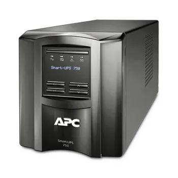 UPS APC Smart-UPS - 750VA/500W - 6 Contactos - Línea interactiva - LCD - SMT750C