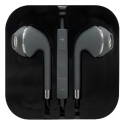 Auriculares BRobotix 764625 - Alámbricos - 3.5mm - 1.15 Mts - Manos Libres - Control de Audio - Para iPhone - Gris - 764625 Auriculares BRobotix 764625 - Alámbricos - 3.5mm - 1.15 Mts - Manos Libres - Control de Audio - Para iPhone - Gris - 764625
