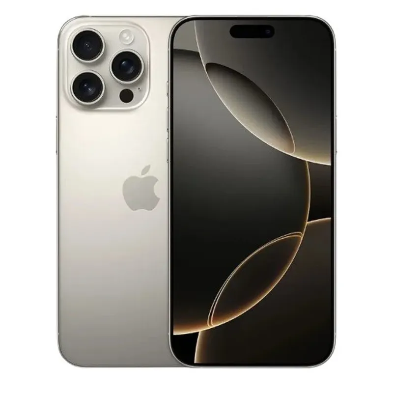 iPhone 16 Pro Max - 6.9" - Chip A18 Pro - 256GB - Cámaras 12MP/48MP - iOS - Titanio Natural - IPHONE-16PM-256-NATURAL
