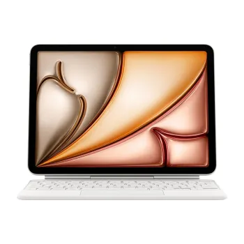 Teclado Apple Magic Keyboard - Español LATAM - Blanco - para iPad Air de 11" (M3) - MDFV4LA/A