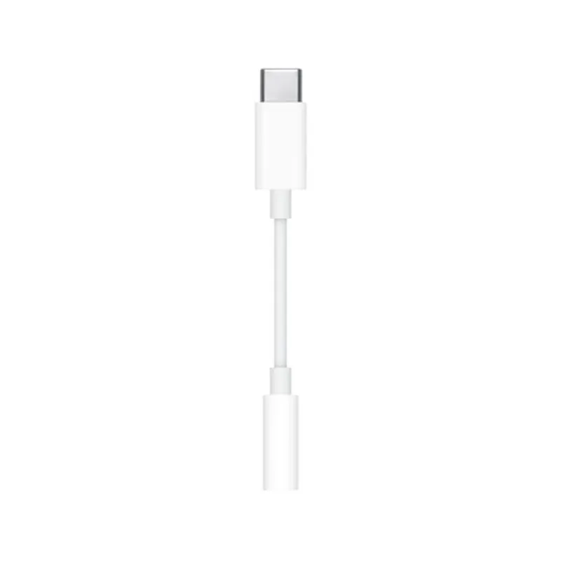 Adaptador Apple MW2Q3AM/A - USB-C a 3.5mm - Blanco - MW2Q3AM/A