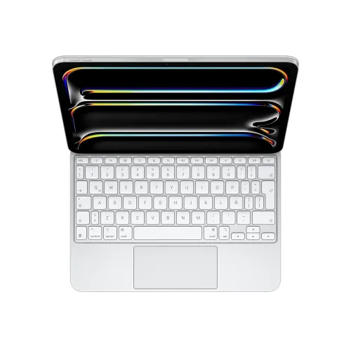 Teclado Apple Magic Keyboard - Español - Blanco - para iPad Pro de 11" (M4) - MWR03LA/A