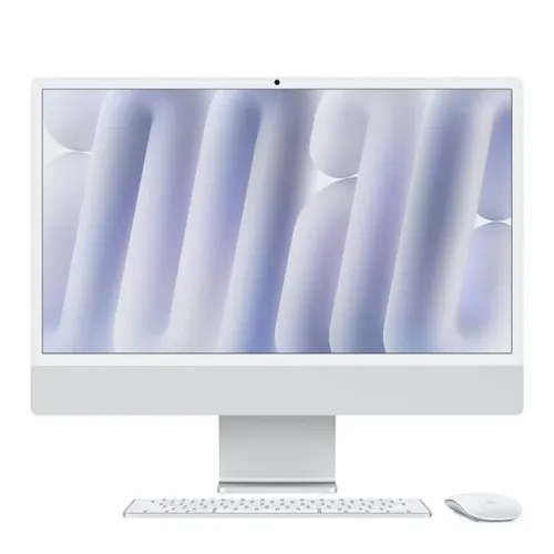 iMac - 24" - Chip M4 - 16GB - 256GB SSD GPU 8 - MacOS - Plateado - MWUC3E/A