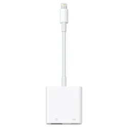 Adaptador Apple MX5J3AM/A - Lightning a USB 3 - para Cámara - Blanco - MX5J3AM/A Adaptador Apple MX5J3AM/A - Lightning a USB 3 - para Cámara - Blanco - MX5J3AM/A
