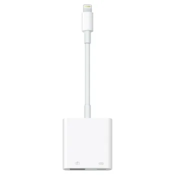 Adaptador Apple MX5J3AM/A - Lightning a USB 3 - para Cámara - Blanco - MX5J3AM/A