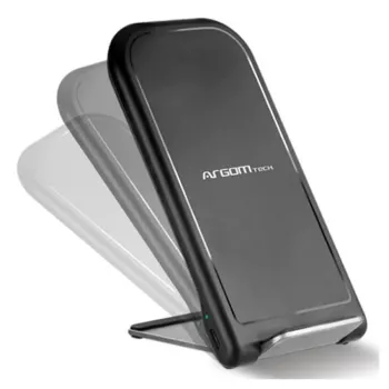 Cargador Inalámbrico ArgomTech ARG-AC-0140BK - 10W - Negro - ARG-AC-0140BK