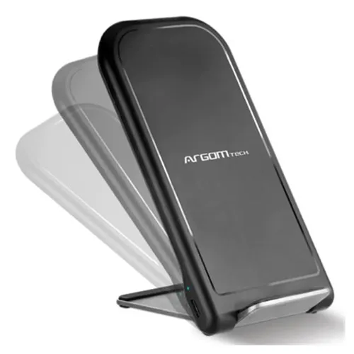 Cargador Inalámbrico ArgomTech ARG-AC-0140BK - 10W - Negro - ARG-AC-0140BK