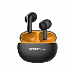 Auriculares ArgomTech Skeipods E20 - Inalámbrico - Bluetooth - Micrófono - Negro - ARG-HS-5020BK