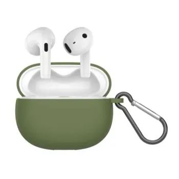 Auriculares ArgomTech Skeipods E55 - Inalámbrico - Bluetooth - Blanco - Estuche Verde - ARG-HS-5055GN