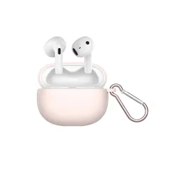Auriculares ArgomTech Skeipods E55 - Inalámbrico - Bluetooth - Blanco - Estuche Rosa - ARG-HS-5055PK
