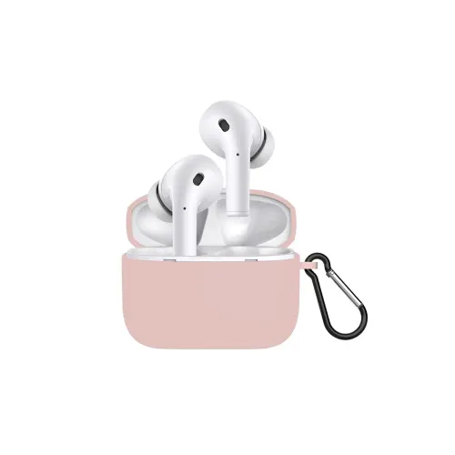 Auriculares ArgomTech SkeiPods E71 - Inalámbrico - Bluetooth - Blanco - Estuche Rosa - ARG-HS-5071PK