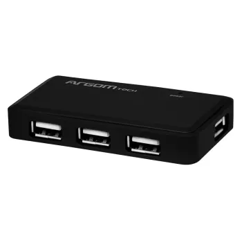 HUB USB ArgomTech ARG-UB-0088 - 4x USB - Negro - ARG-UB-0088