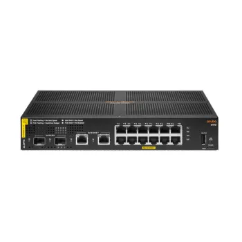 Switch Aruba 6100 - Gigabit Ethernet - 12 Puertos - 2 SFP - Gestionado - JL679A