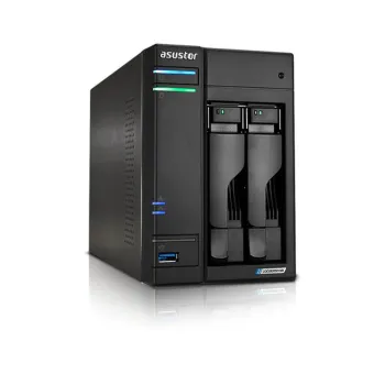 NAS Asustor Lockerstor 2 Gen2 - 4GB - 2 Bahías - RAID 1 - No Incluye Discos - AS6702T