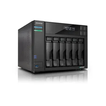 NAS Asustor Lockerstor 6 Gen2 - Intel Celeron N5105 - 8GB - 6 Bahías - No Incluye Discos - AS6706T