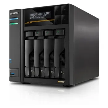 Sistema de Discos NAS Asustor LOCKERSTOR 4 Gen3 - 4 Bahías - AS6804T