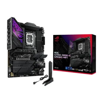 ASUS ROG Strix Z890-E Gaming Wi-Fi - Tarjeta madre ATX - Socket LGA1851 para Intel Core Ultra Series 2 - DDR5 - Wi-Fi 7 - Bluetooth 5.4 - 90MB1IM0-M0EAY0