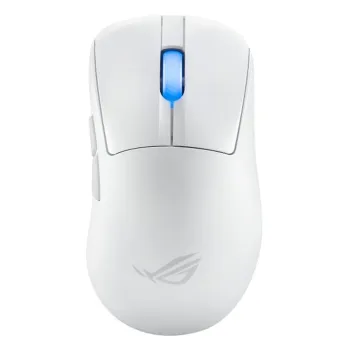 Mouse Gamer ASUS ROG Keris II Ace - Inalámbrico/Alámbrico - 5 Botones - Blanco - 90MP03N0-BMAA10