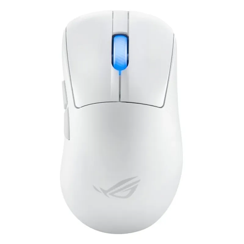 Mouse Gamer ASUS ROG Keris II Ace - Inalámbrico/Alámbrico - 5 Botones - Blanco - 90MP03N0-BMAA10