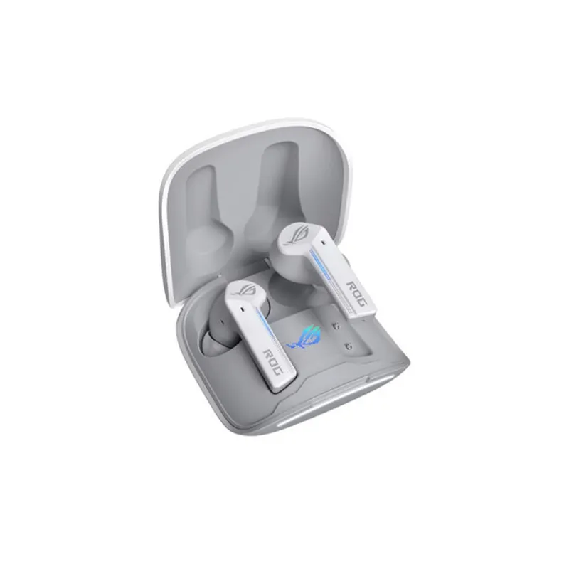 Auriculares ROG ASUS Gamer Cetra True Wireless con Estuche de Carga - Blanco - 90YH03X1-B5UA00