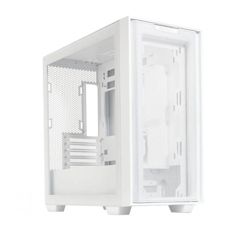 Gabinete Gamer ASUS A21 Case - Mini Torre - Micro ATX/Mini ITX - Panel Lateral - Blanco - A21 ASUS CASE/WHT