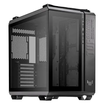 Gabinete Gamer ASUS TUF Gaming GT502 - Media Torre - ATX/Micro ATX/Mini ITX - Panel Lateral - GT502/BLK/TG//
