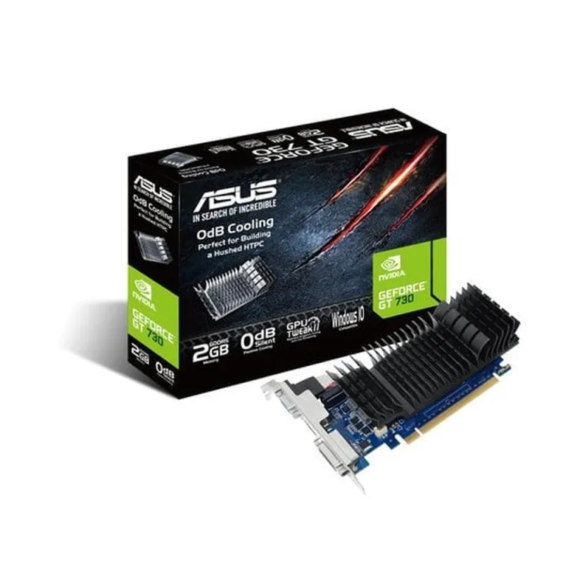 Tarjeta de Vídeo ASUS GeForce GT 730  - GT730-SL-2GD5-BRK