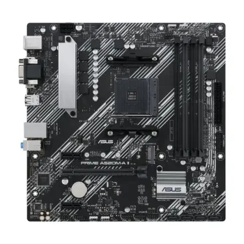 Tarjeta Madre ASUS PRIME A520M-A II/CSM - Socket AM4 - 4xDDR4 - 2133/3200/4800(OC) MHz - HDMI - VGA - DisplayPort - USB 2.0/3.2 - Micro ATX - PRIME A520M-A II/CSM