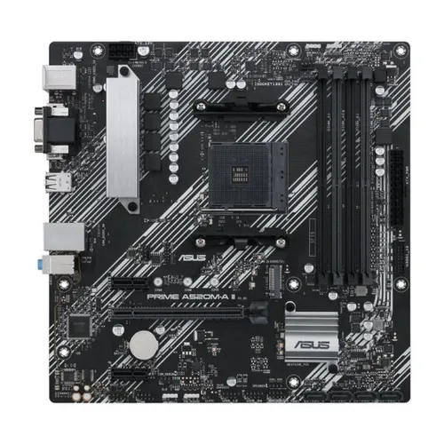 Tarjeta Madre ASUS PRIME A520M-A II/CSM - Socket AM4 - 4xDDR4 - 2133/3200/4800(OC) MHz - HDMI - VGA - DisplayPort - USB 2.0/3.2 - Micro ATX - PRIME A520M-A II/CSM