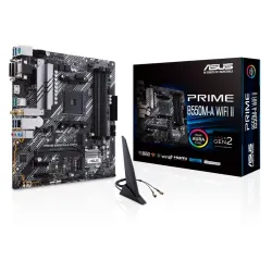 Tarjeta Madre ASUS PRIME B550M-A WIFI II - Socket AM4 - 4x DDR4 - 2133/3200/4866(OC) MHz - HDMI - VGA - DVI-D - USB 2.0/3.2 - Micro ATX - PRIME B550M-A WIFI II Tarjeta Madre ASUS PRIME B550M-A WIFI II - Socket AM4 - 4x DDR4 - 2133/3200/4866(OC) MHz - HDMI - VGA - DVI-D - USB 2.0/3.2 - Micro ATX - PRIME B550M-A WIFI II