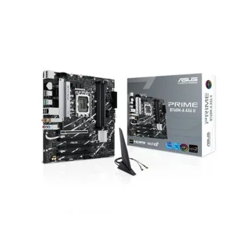 Tarjeta Madre ASUS PRIME B760M-A AX6 II - Socket 1700 - 4xDDR5 - 4800/6000(OC)/7200+(OC)MHz - HDMI - DisplayPort - Micro ATX - PRIME B760M-A AX6 II