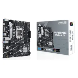Tarjeta Madre ASUS PRIME B760M-K D4 - Socket 1700 - 2x DDR4 - 2133/3200/5333(OC)MHz - HDMI - VGA - USB 2.0/3.2 - Micro ATX - PRIME B760M-K D4 Tarjeta Madre ASUS PRIME B760M-K D4 - Socket 1700 - 2x DDR4 - 2133/3200/5333(OC)MHz - HDMI - VGA - USB 2.0/3.2 - Micro ATX - PRIME B760M-K D4