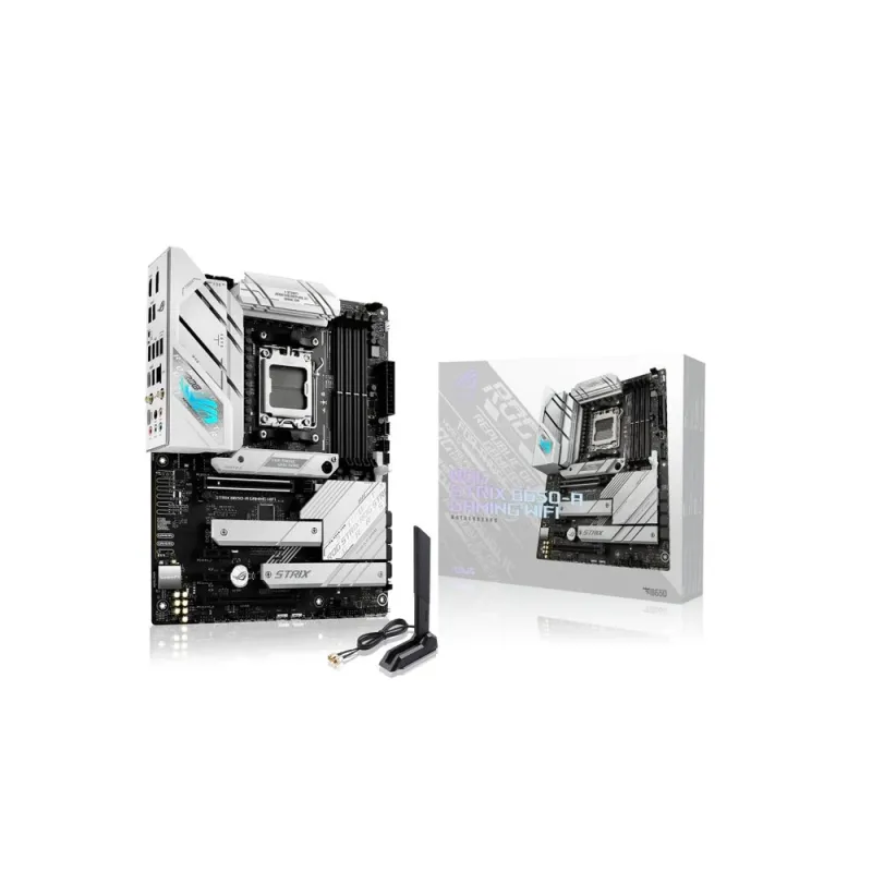Tarjeta Madre ASUS ROG STRIX B650-A GAMING WIFI - Socket AM5 - 4x DDR5 - 4800/5200/6400+(OC) MHz - HDMI - DisplayPort - USB 2.0/3.2 - ATX - ROG STRIX B650-A GAMING WIFI
