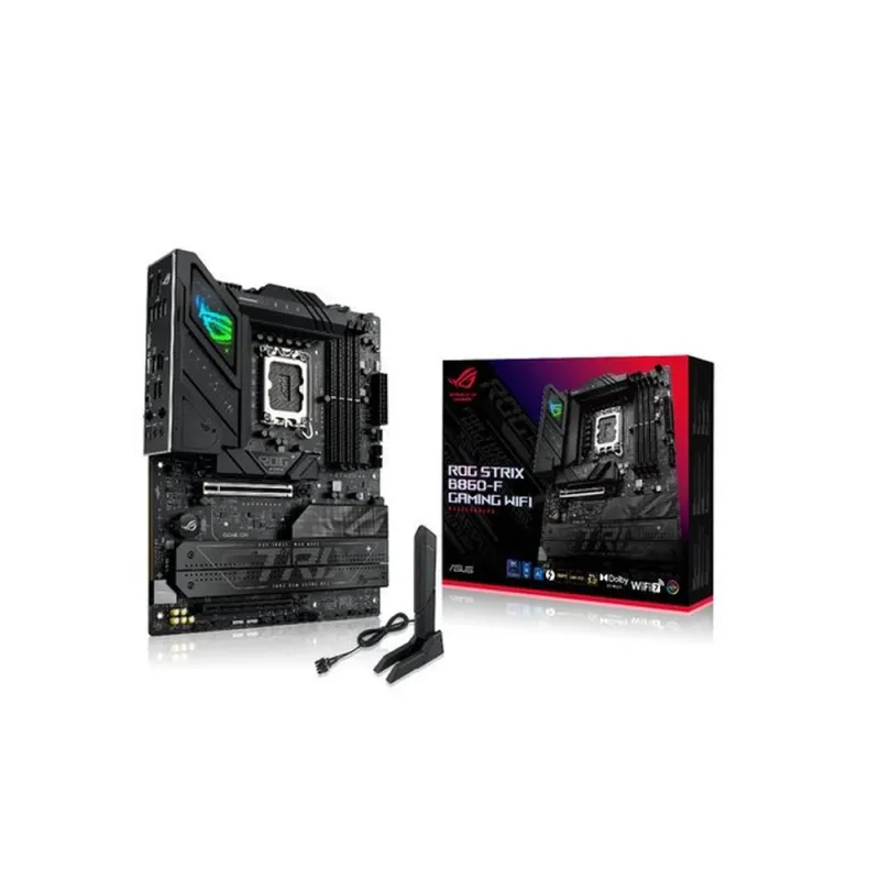 Tarjeta Madre ASUS ROG STRIX B860-F GAMING WIFI - Socket LGA1851 - 4x DDR5 - 9066MHz (OC) - HDMI - DisplayPort - USB - ATX - ROG STRIX B860-F GAMING WIFI