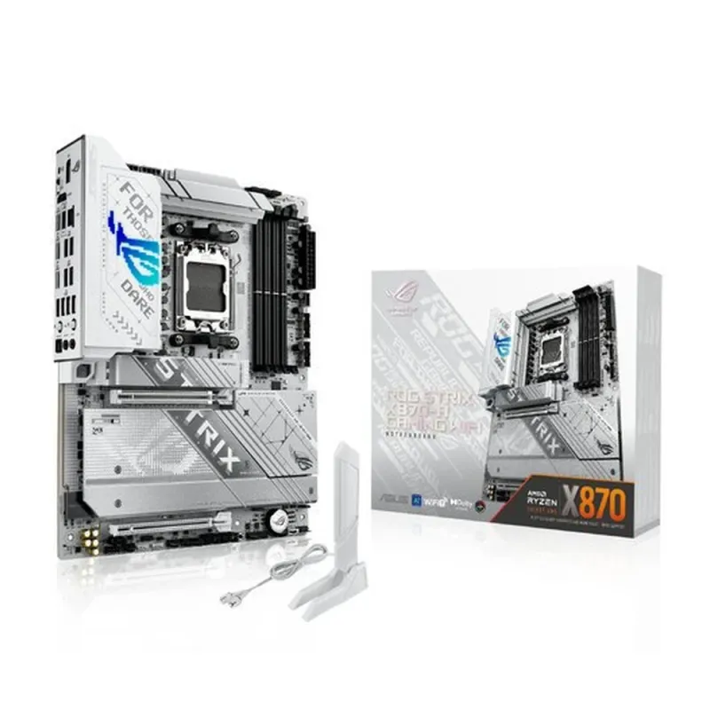 Tarjeta Madre ASUS ROG STRIX X870-A GAMING WIFI - Socket AM5 - 4xDDR5 - 8000MHz+(OC) - HDMI - DisplayPort - USB - ATX - ROG STRIX X870-A GAMING WIFI