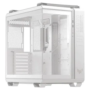 Gabinete Gamer ASUS TUF Gaming GT502 Horizon - Media Torre - ATX/Micro ATX/Mini-ITX - Panel Lateral - Blanco - TUF GAMING GT502 HORIZON WHITE