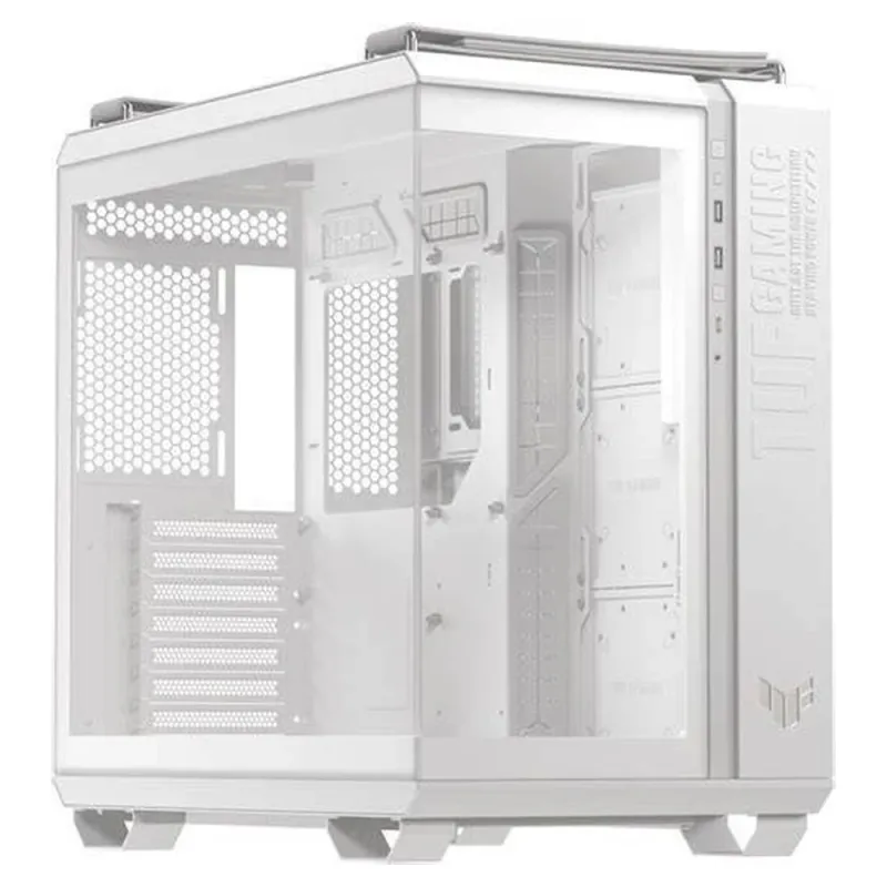 Gabinete Gamer ASUS TUF Gaming GT502 Horizon - Media Torre - ATX/Micro ATX/Mini-ITX - Panel Lateral - Blanco - TUF GAMING GT502 HORIZON WHITE