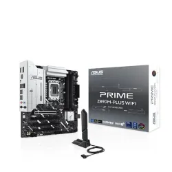 Tarjeta Madre ASUS PRIME Z890M-PLUS WIFI - LGA 1851 - 4x DDR5 - USB - HDMI - DisplayPort - Micro ATX - PRIME Z890M-PLUS WIFI Tarjeta Madre ASUS PRIME Z890M-PLUS WIFI - LGA 1851 - 4x DDR5 - USB - HDMI - DisplayPort - Micro ATX - PRIME Z890M-PLUS WIFI