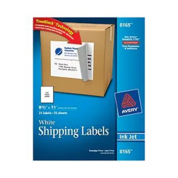 Etiqueta Blanca carta 25 Etiquetas inyección - 8165