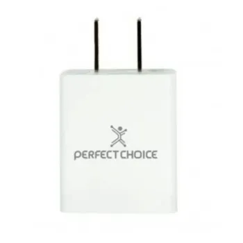 Adaptador De Corriente Perfect Choice Pc 240372 Carga Rápida 2.4 A Blanco - PC-240372