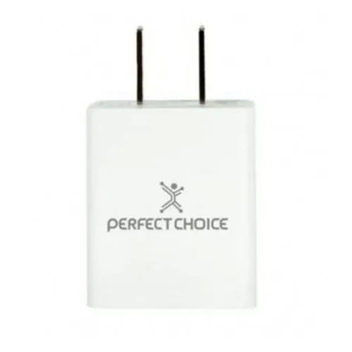 Adaptador De Corriente Perfect Choice Pc 240372 Carga Rápida 2.4 A Blanco - PC-240372