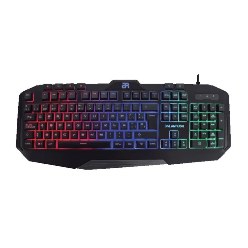 Teclado Gamer Balam Rush Gunfire Alámbrico Usb Multimedia Led - BR-929639